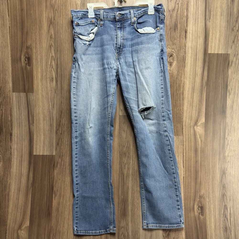Levi's 559 Men's 34x32 Medium Wash Blue Relaxed Straight Jeans